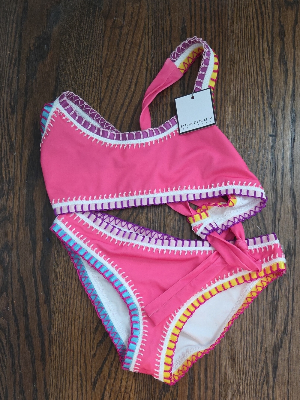 NWT Platinum Swimwear Inspired By Solange Ferrarini Bikini Set 14